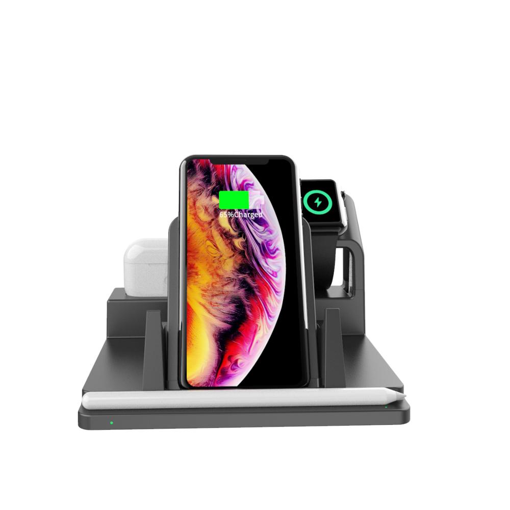 T10 Multifunction wireless chargers 2021 New Arrival 5in1 